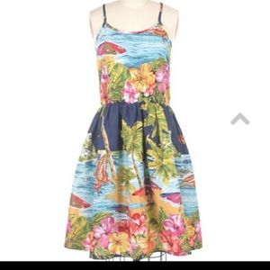Aloha Print Dress by the Frock Shop